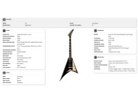 Jackson Pro Series Rhoads RRT-5 Ebony Fingerboard Gloss Black Jackson Pro Series Rhoads RRT-5 Ebony Fingerboard Gloss Black